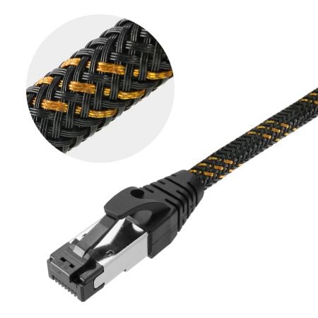 26 AWG Szigetelt Réz Cat 6A PVC vagy LSZH Burkolatú Patch Kábel