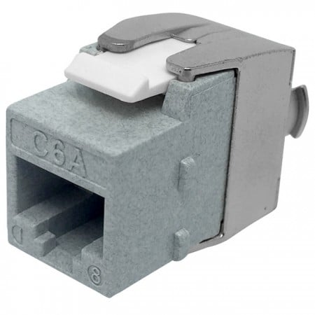 Cat.6A UTP 180 fokos eszköz nélküli Keystone Jack - ISO/IEC 11801 osztályú Cat 6A UTP Keystone Jack