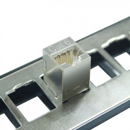 Cat 6 FTP 180 fokos LAN kábel Coupler