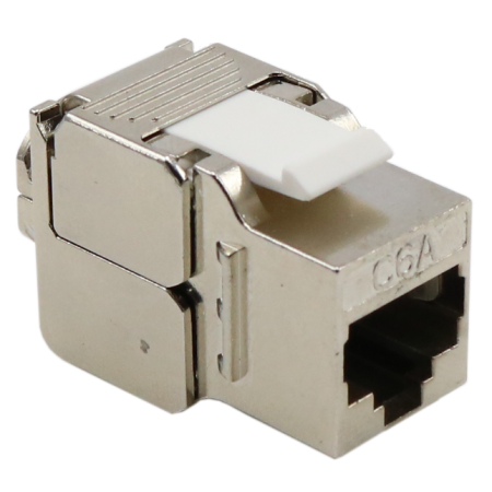 Cat 6A T568A és T568B vezetékséma Slim Keystone Jack