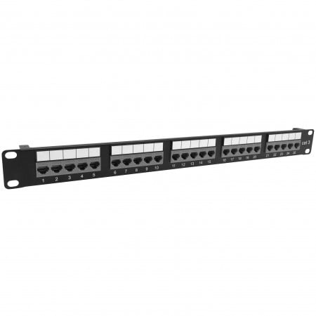 Cat3 25 Portos Hangpanel szerszámmentes Típus - Cat 3 25 Portos Hang szerszámmentes Patch Panel