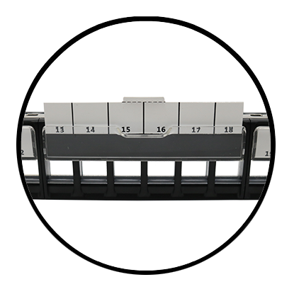 UL94V-0 Üres Patch Panel Zárral