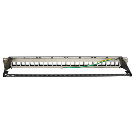 1U 24 Portos FTP UTP Üres Patch Panel Zárral