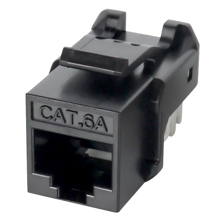 Cat.6A UTP 90 Fokos 110 Keystone Jack - Cat 6az RJ45 UL tanúsított internetes   csatlakozó