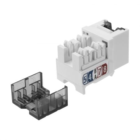 Cat 6A Védett 90° 2,000 darab RJ45 Keystone Jack