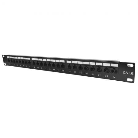 110 típusú Cat 6 UTP OEM RJ45 töltött patch panel