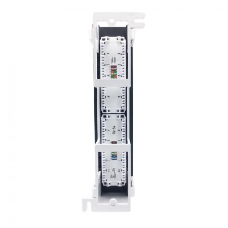 Cat5E UTP180 fokos 12 portos töltött patch panel 89D tartóval