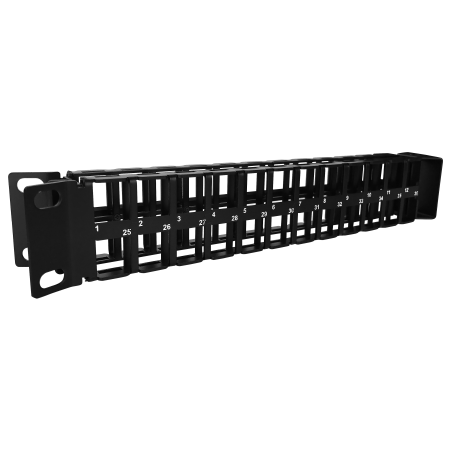 1U 48 portos UTP OEM. ODM üres patch panel