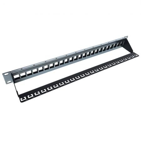 Cat 5e, Cat 6, Cat 6A Keystone Jacks Patch Panel