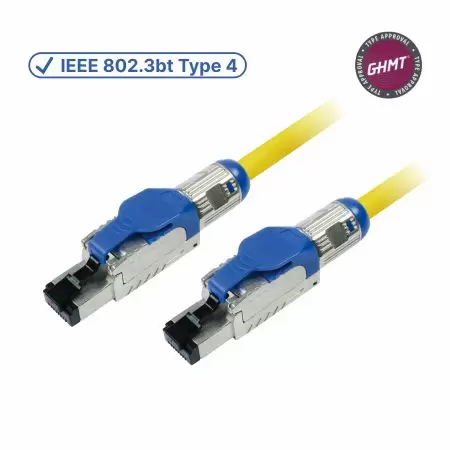 GHMT tanúsított Cat 8 IEEE 802.3bt Típusú 4 szerszám Free Plug