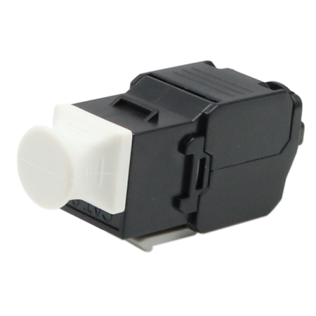 RJ45 Snap-In porvédő a Keystone Jack-hez, fehér