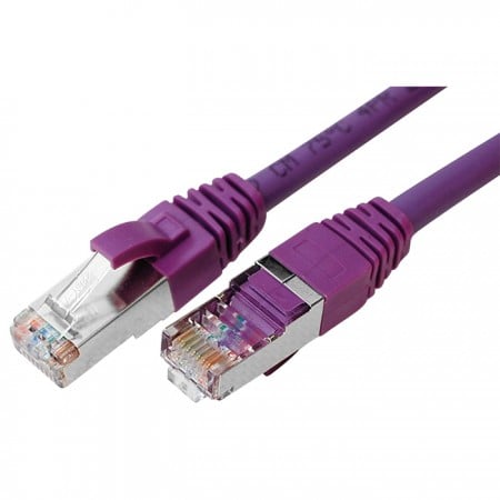 Cat.5E STP 26 AWG patch kábel - Cat 5e S/FTP RJ45 Ethernet kábelek FU" ~ 50U" aranyozott
