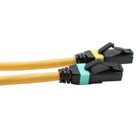 Cat 6 Ethernet kábel cserélhető színkódú klipszekkel