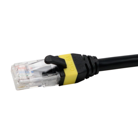 Cat 6A UTP 26 AWG 10G patch kábel cserélhető színkódoló kapcsokkal