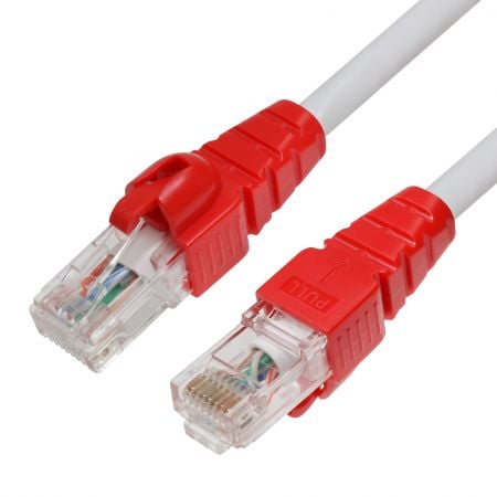 Cat.6A UTP 26 AWG Patch kábel - Cat 6A UTP 8P8C patch kábel könnyű kivehetőségű sűrűségi patch panelről