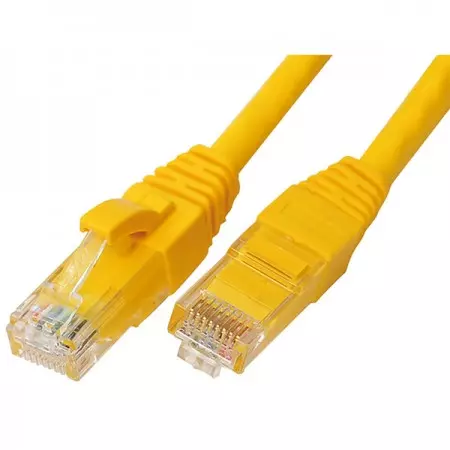 Cat.6 hálózati kábelek - Kategória 6 hálózati kábel, sárga