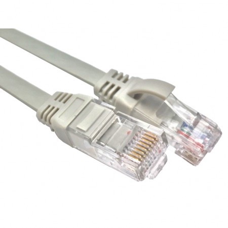 Cat.6 UTP 30 AWG Fluke-ellenőrzött lapos patch kábel