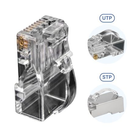 UTP és STP Cat.6 Easy Plug Ethernet csatlakozó