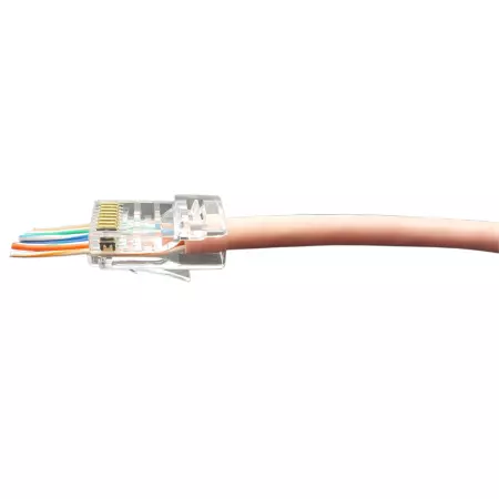 Cat.5E UTP Easy Plug moduláris csatlakozó - Cat 5e UTP Easy Plug RJ45 Ethernet csatlakozó