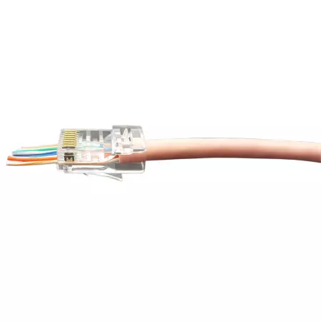 Cat.5E UTP easy plug moduláris csatlakozó - Cat 5e UTP easy plug RJ45 Ethernet csatlakozó