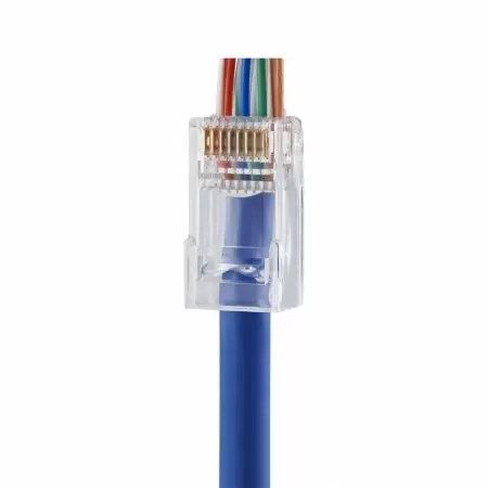 UL Tanúsított Cat 6 UTP átmenő Ethernet Csatlakozó